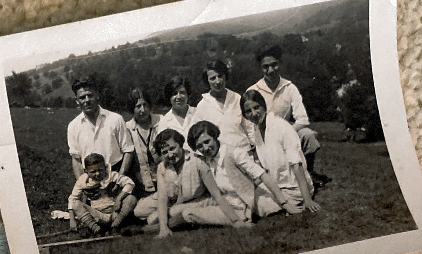 Couple sharing memories together