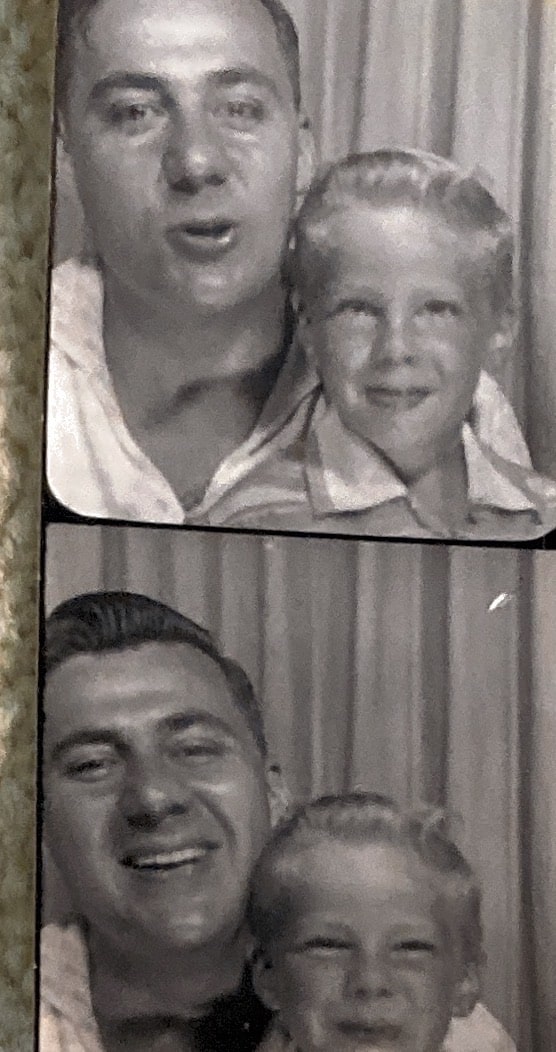 Father and child sharing a moment together