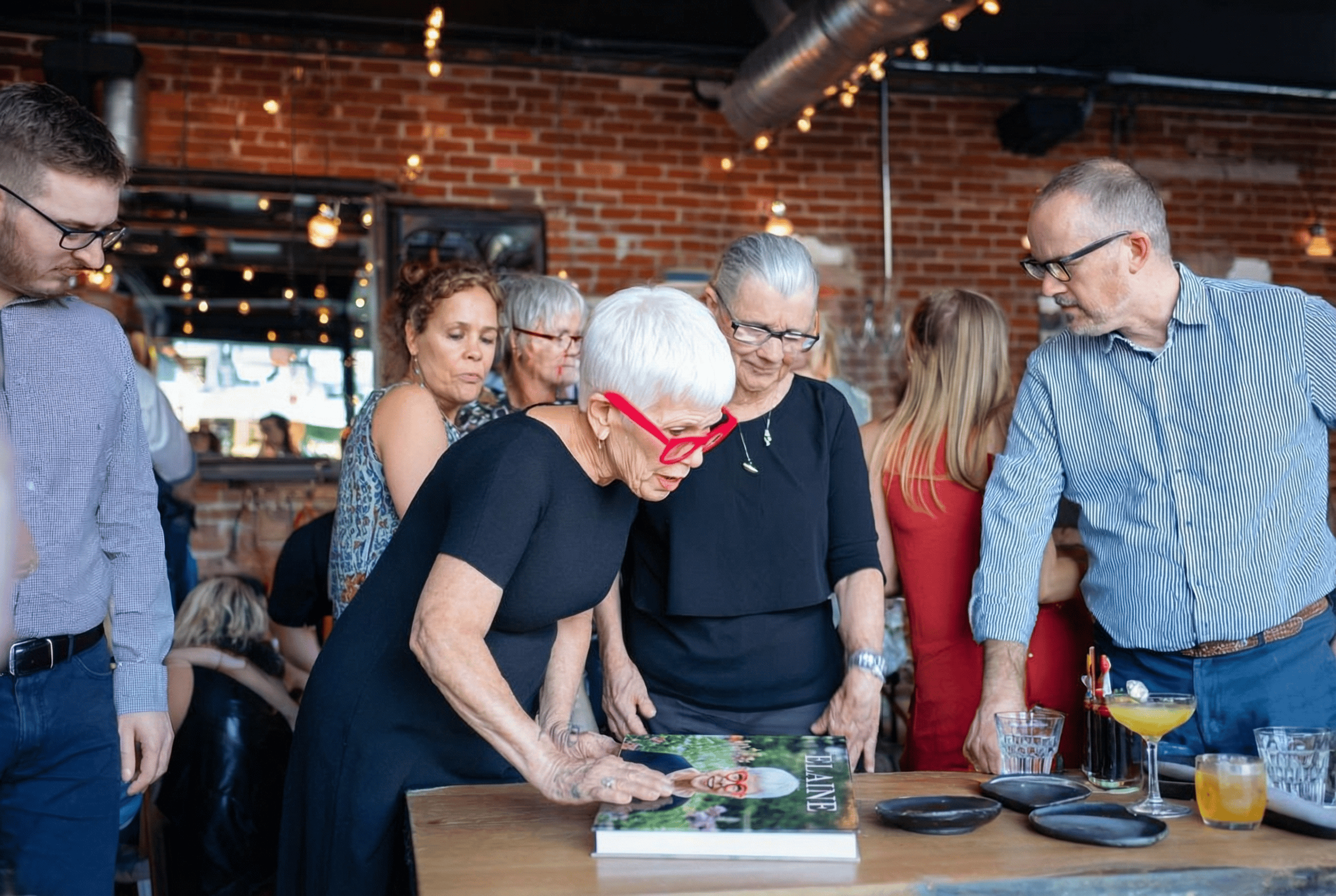 80th birthday celebration with family