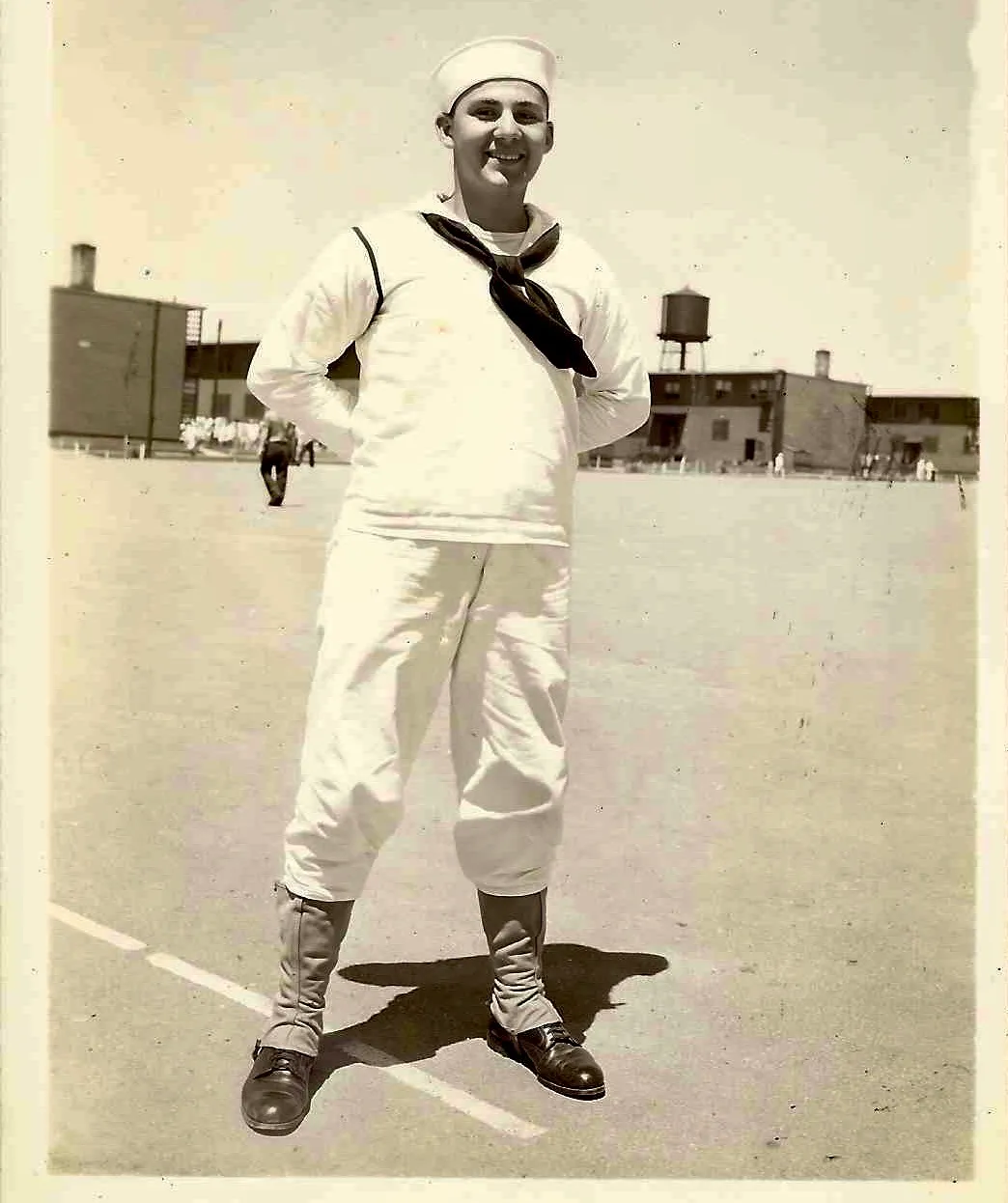 Veteran in Navy uniform - a life story preserved